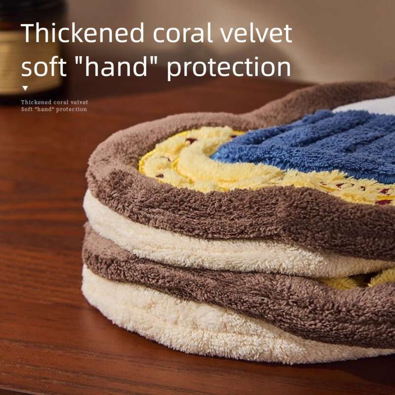 Cherry Cake Hand Towel Hanging Cute Hand Towel For Kitchen And Bathroom Thick Quick Drying Towel