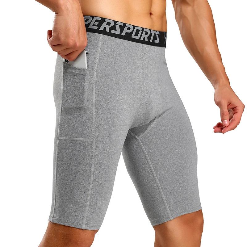 Men Running Short Quick Dry Leggings Mens Compression Tights Gym Fitness Sport Shorts Male Trunks 260122
