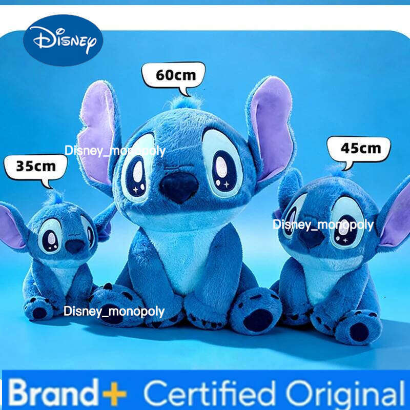 Disney 35-60CM Lilo and Plush Anime Cartoon Stuffed Xmas Kawaii Stitch Doll Plushie Kids Birthday Cute Toys Gifts H260126