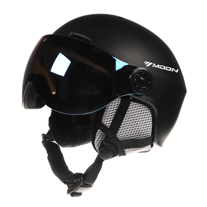 Professional Dual Sport Ski Helmet with Detachable Goggles Breathable Design Unisex Winter Safety Snow Helmet - view 4