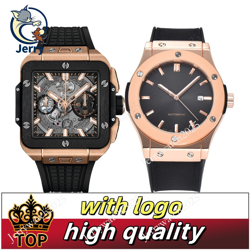 AAA Hublotx Watches Bigbang Designer Luxury Watch Youth Sports Mens Watch Fashionable Unique Women's Watch Skeletonized Dial Rubber Strap Classic Swiss t6j