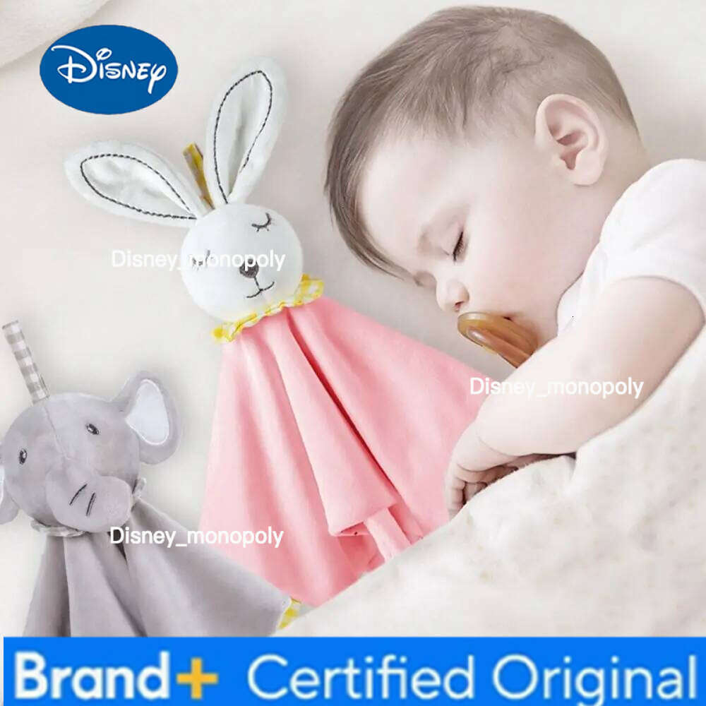 Disney Comforter Baby Security Snuggle Toy Stuffed Animal Newborn Saliva Soft Adorable Soothing Doll Towel Nursery H260126