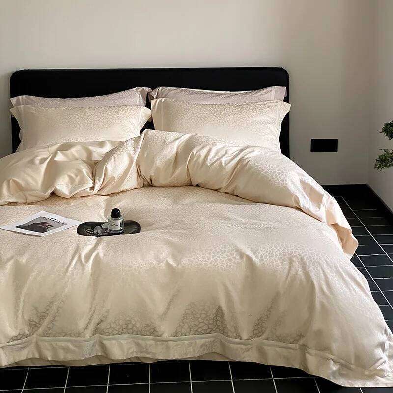 Customizable high-end pure cotton 100S bed sheet four-piece set Y260124