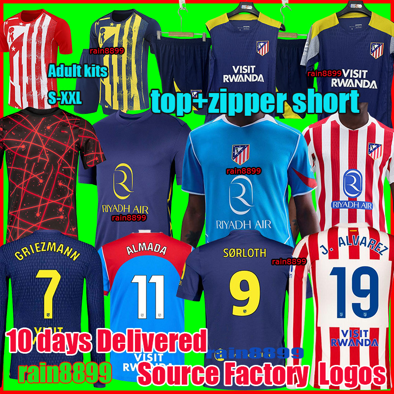 Atleticos de Madrid jerseys 2026 GRIEZMANN ALXE B. Atleticos Madrid 25 26 LLORENTE KOKE J. ALVAREZ BAENA ALMADA ATM football shirt uniforms ALVAREZ GALLAGHER