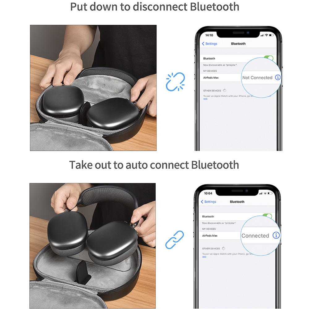 Suitable for Apple AirPods Max Case EVA Over-Ear Storage Bag Portable Headphone Box Cross-Border