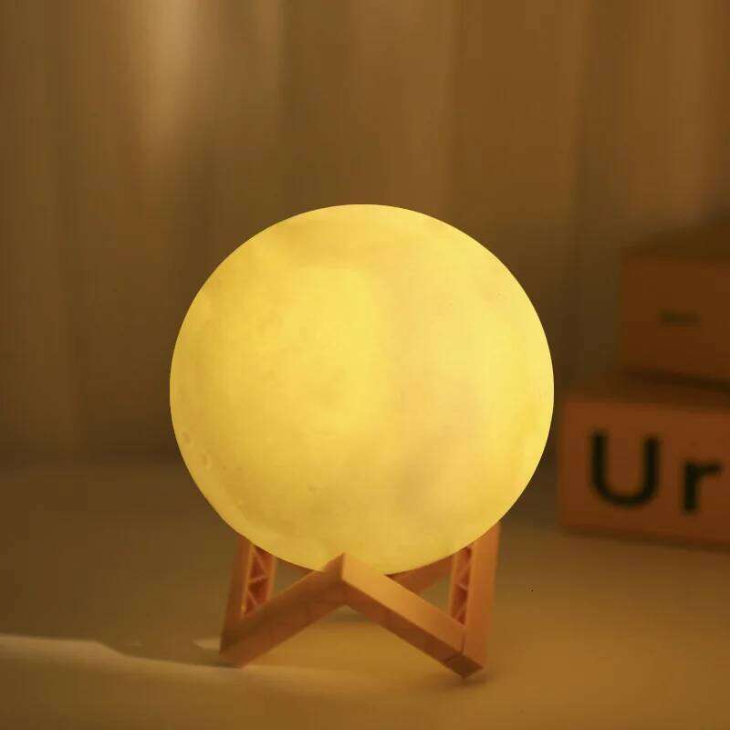 Newest 1/2/4PCS LED Light Battery Powered with Stand Starry Bedroom Decor Night Lights Kids Gift Moon Lamp Z260127