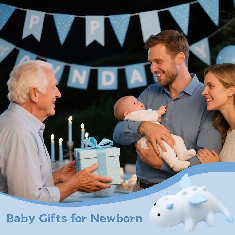 Cute Baby Dragon Night For Kids Room Silicone Color Changing 3 Level Dimmable Nursery Sleeping Light Kawaii Bedside Lamp Z260127