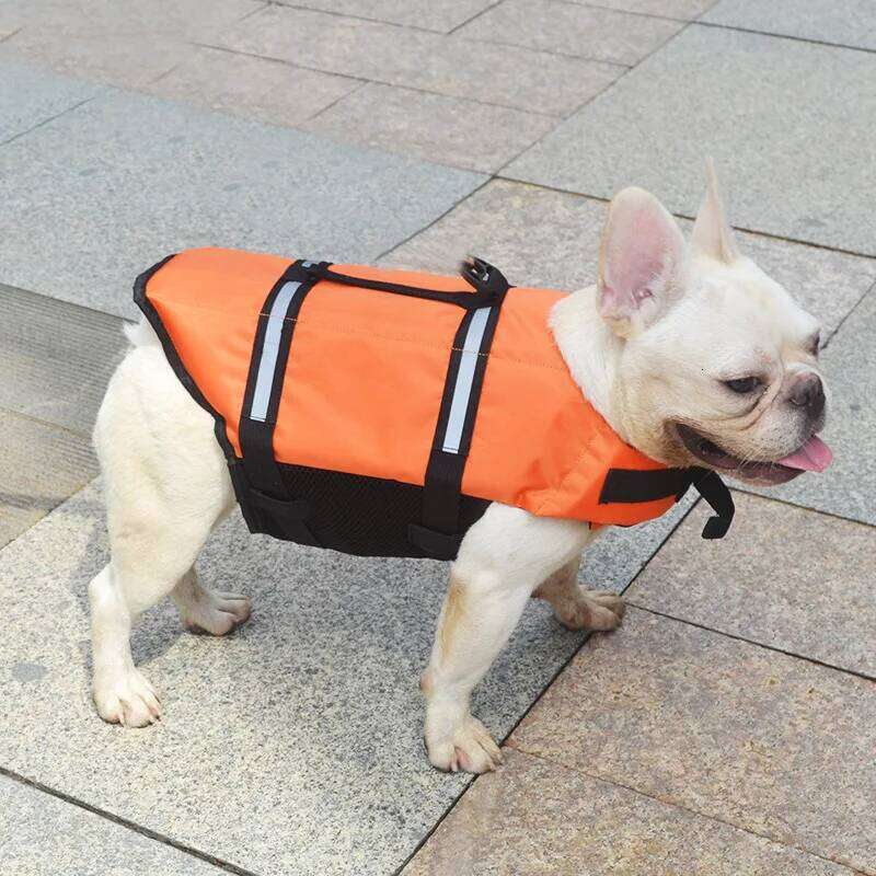 Summer Pet Life Vest Jacket Reflective Dog Clothes for Small Medium Large Dogs Yorkshire Shirts Puppy Swimwear mascotas Clothing XJ260127