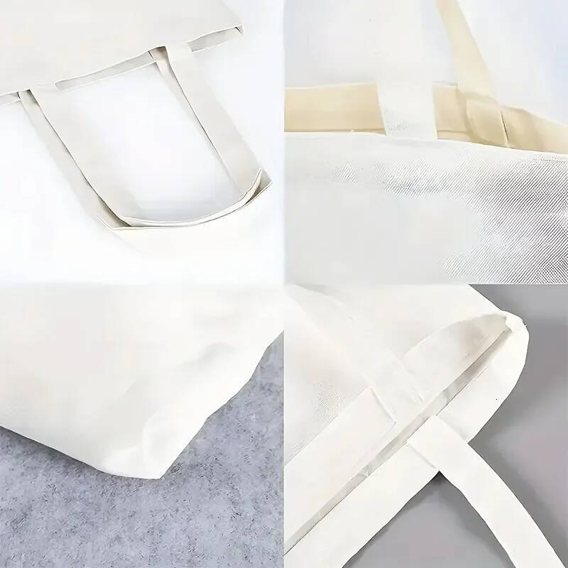 Cute Panda Ladies Handbag Fashion Canvas Shoulder Eco-Friendly Large Capacity Women Travel Shopping Bag Wallet