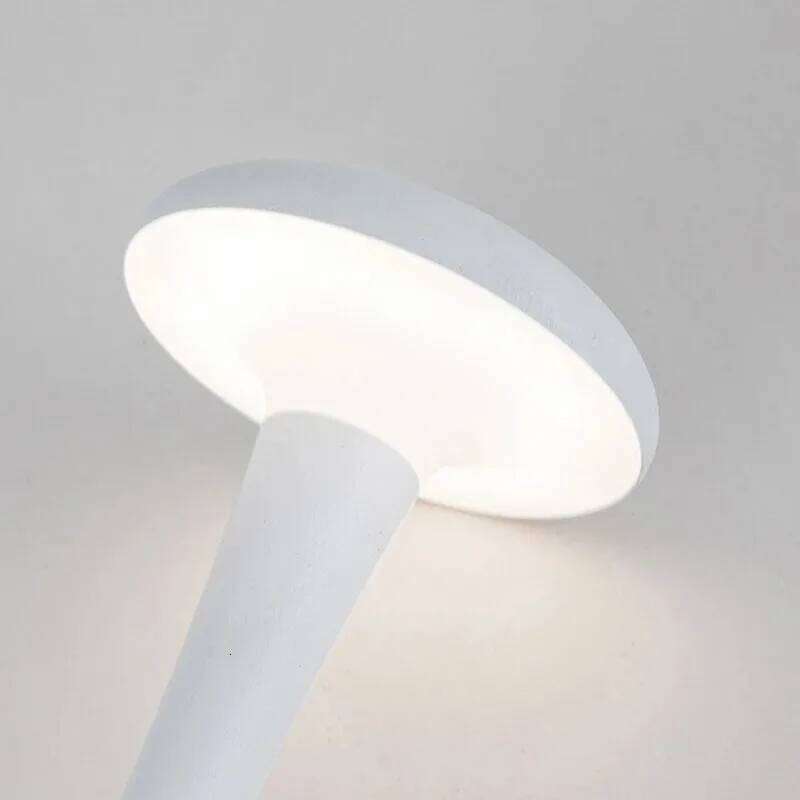 New Head Mushroom Table Rechargeable Wireless touch Creative USB-C Desk Lamp Hotel Bedroom Atmosphere Light Z260127