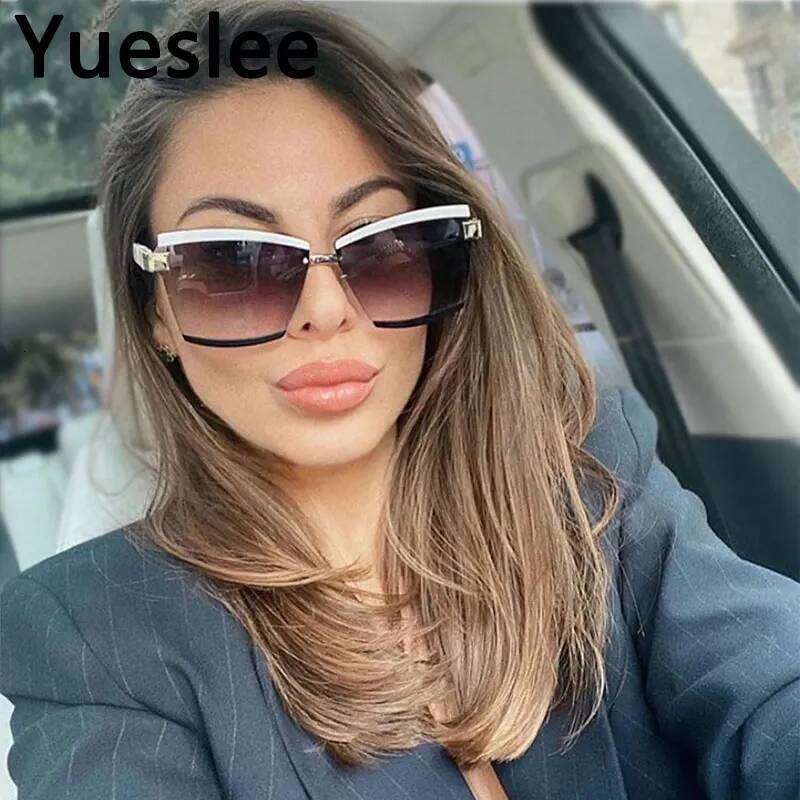 47391 Popular Dames Zonnebril Retro Square Luxury Sunglasses Men Women Fashion Shades Uv400 Vintage Glasses Gafas De Sol Z260127