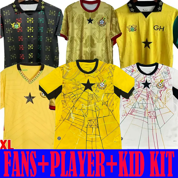 2025 2026 2027 Ghana Soccer Jersey 26 27 Vintage 2026 Football Shirt Tops Camiseta Futbol Men Home Away Trikot Player version Fans