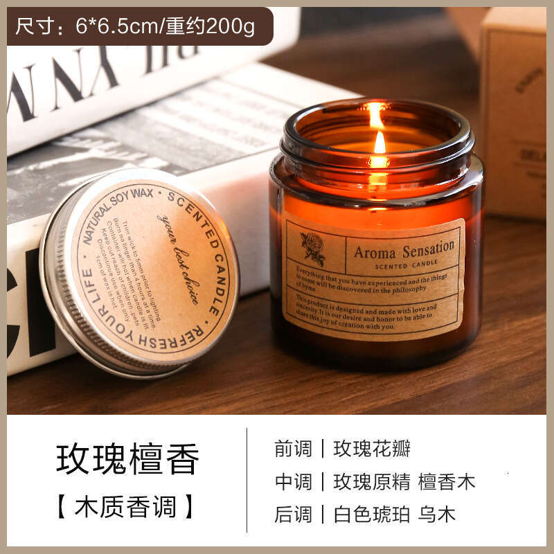 Aromatherapy Candle Incense Home Indoor Long-lasting Low Temperature Niche High-end Soy Wax Fragrance Essential Oil Gift Y260127