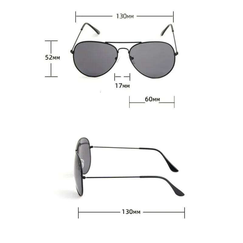 2024 New Vintage Pilot for Men Metal Frame Women Sun Glasses Fashion Oculos Masculino Outdoor Shades Sunglasses UV400 Z260127