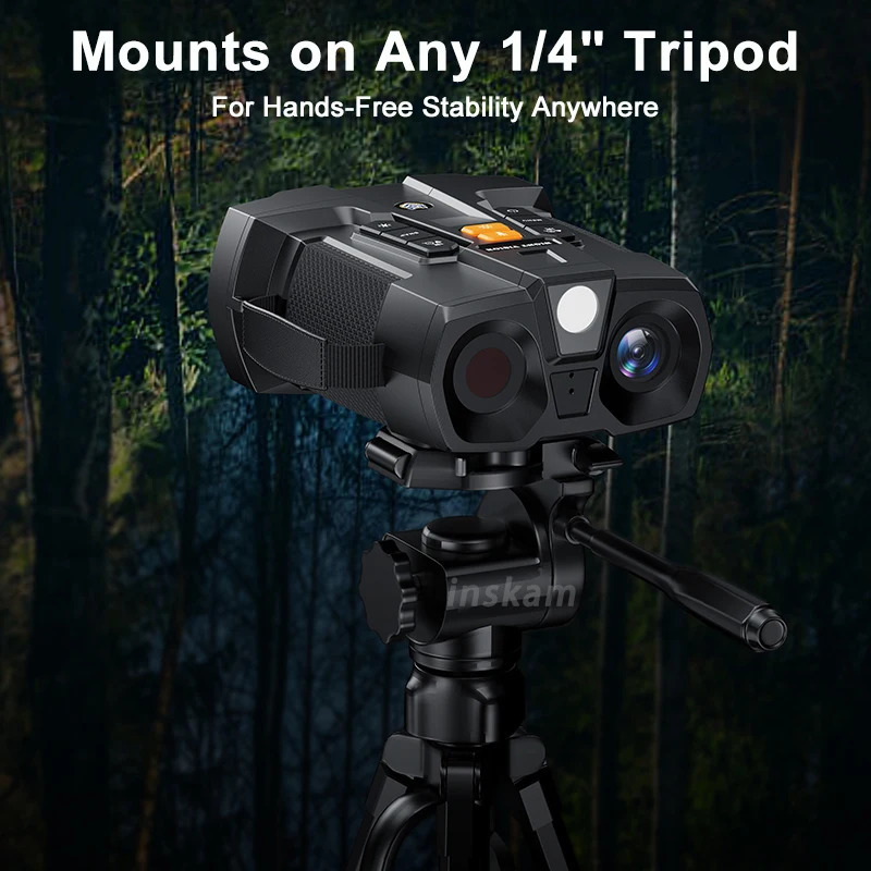 4K Night Vision Binoculars 45inch Big Screen Goggles 5000mAh 800m Full Dark Infrared Telescope Goggle 260120