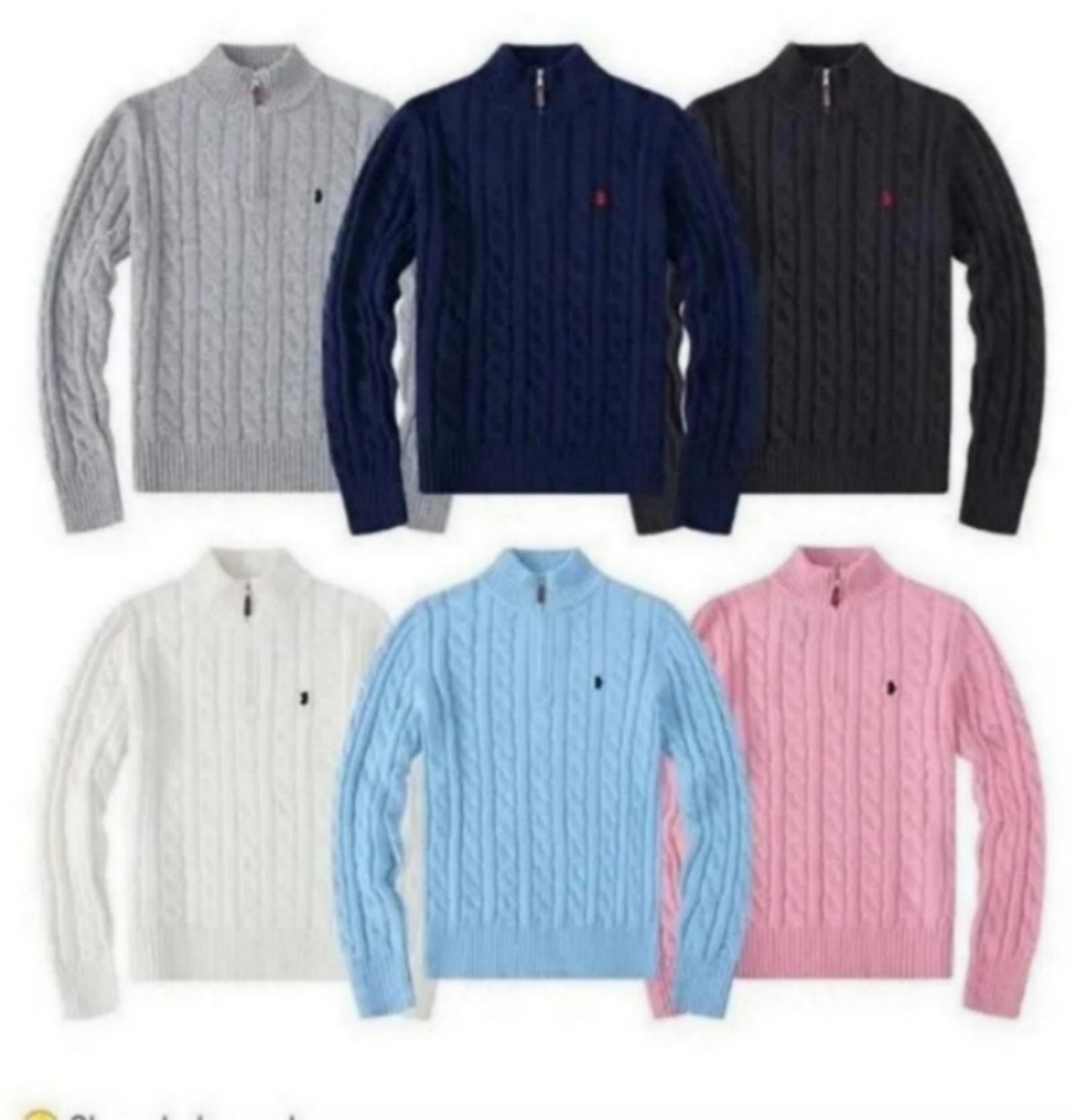 Mens Sweaters Designer Sweater Men Designer Quarter Zip Jumper Pullover Long Sleeve Casual Zipper Polo Sweater Mens Jumpers Knitted Sweater Wool Cardigan Jacket
