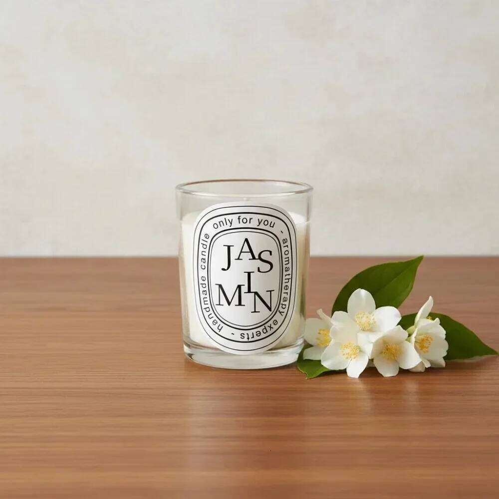 New Autumn-winter Atmosphere Fragrance Scented Candle Romantic Gift Transparent Jar Aromatic Candles Light for Wedding Guest Y260127