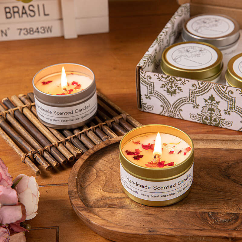Cross-Border Soy Wax Dried ?Wedding Souvenirs Birthday Gifts Flower Fragrance Aromatherapy Candle Y260127