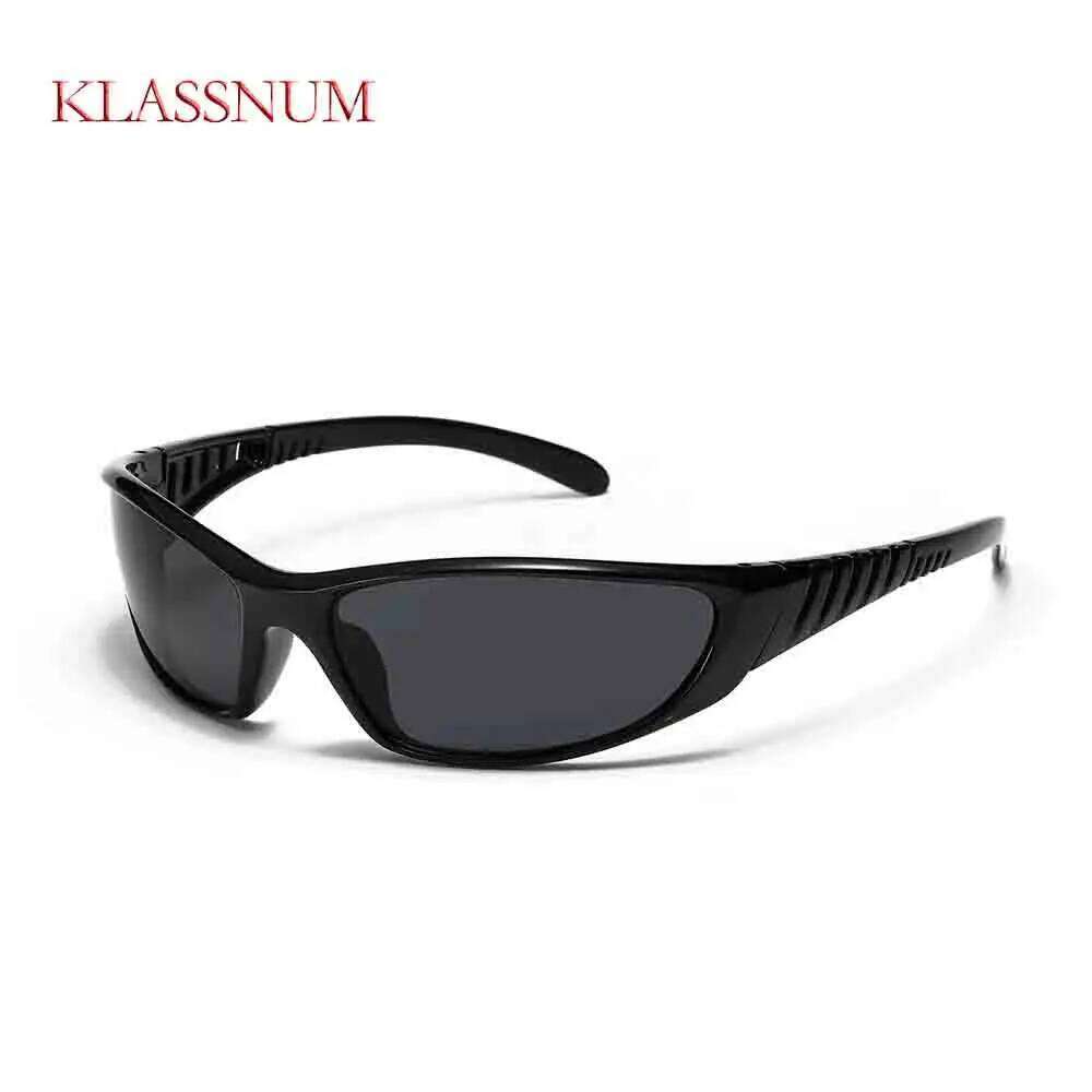 Y2K Men Color Hollowed Outdoor Driving UV400 Sunglasses Girls Net Red Hip Hop Gothic Women Sun Glasses 2025 Hot Z260127