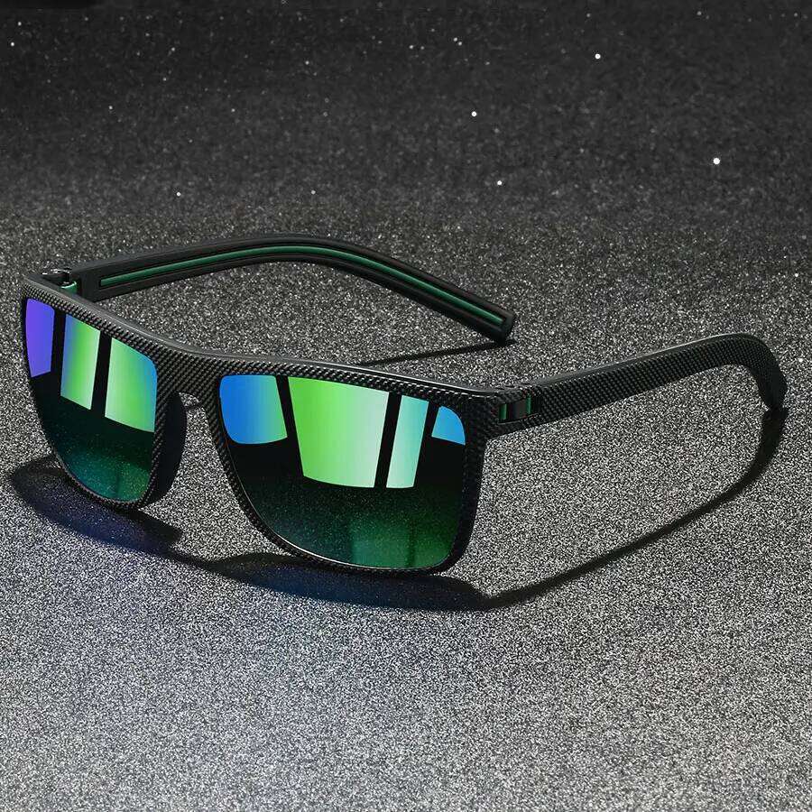 Fashion Vintage Check Pattern Polarized Sunglasses Men Women Classic Driving Fishing Square Sun Glasses Man Retro Eyewear UV400 Z260127