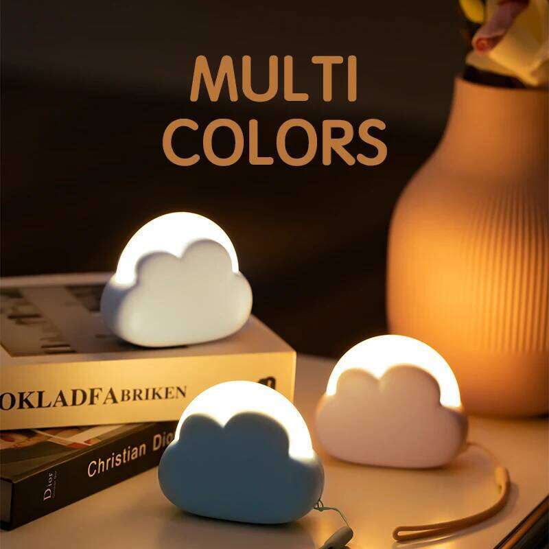 Mini USB Wireless Adorable Cloud Shape LED Night Light For Bedroom Baby Children Creative Gift Z260127