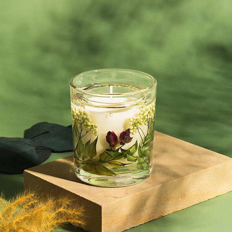 Premium Aromatherapy Candles Infused with Dried Flowers,Home Fragrance Soy Wax Candle Gift, Home and Office Decor Y260127