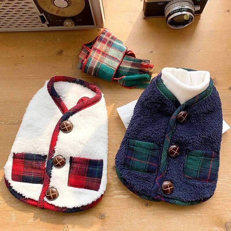 Winter Coat Chihuahua Jacket French Bulldog Poodle Clothing for Small Medium Dog Puppy Fleece Vest Pet Supplies XJ260127