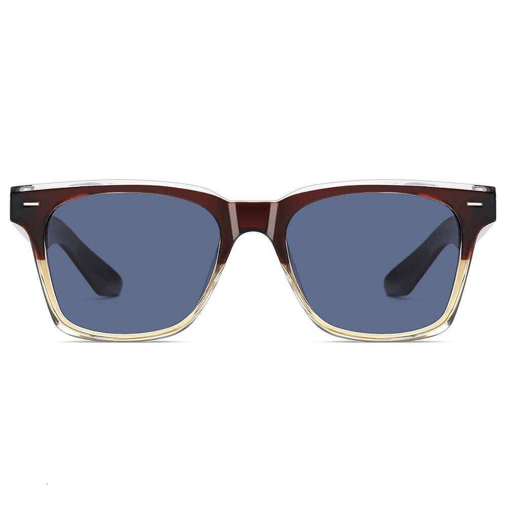 Peekaboo square frame sunglasses polarized men acetate uv400 tr90 glasses for women black grey classic unisex summer 2024 Z260127