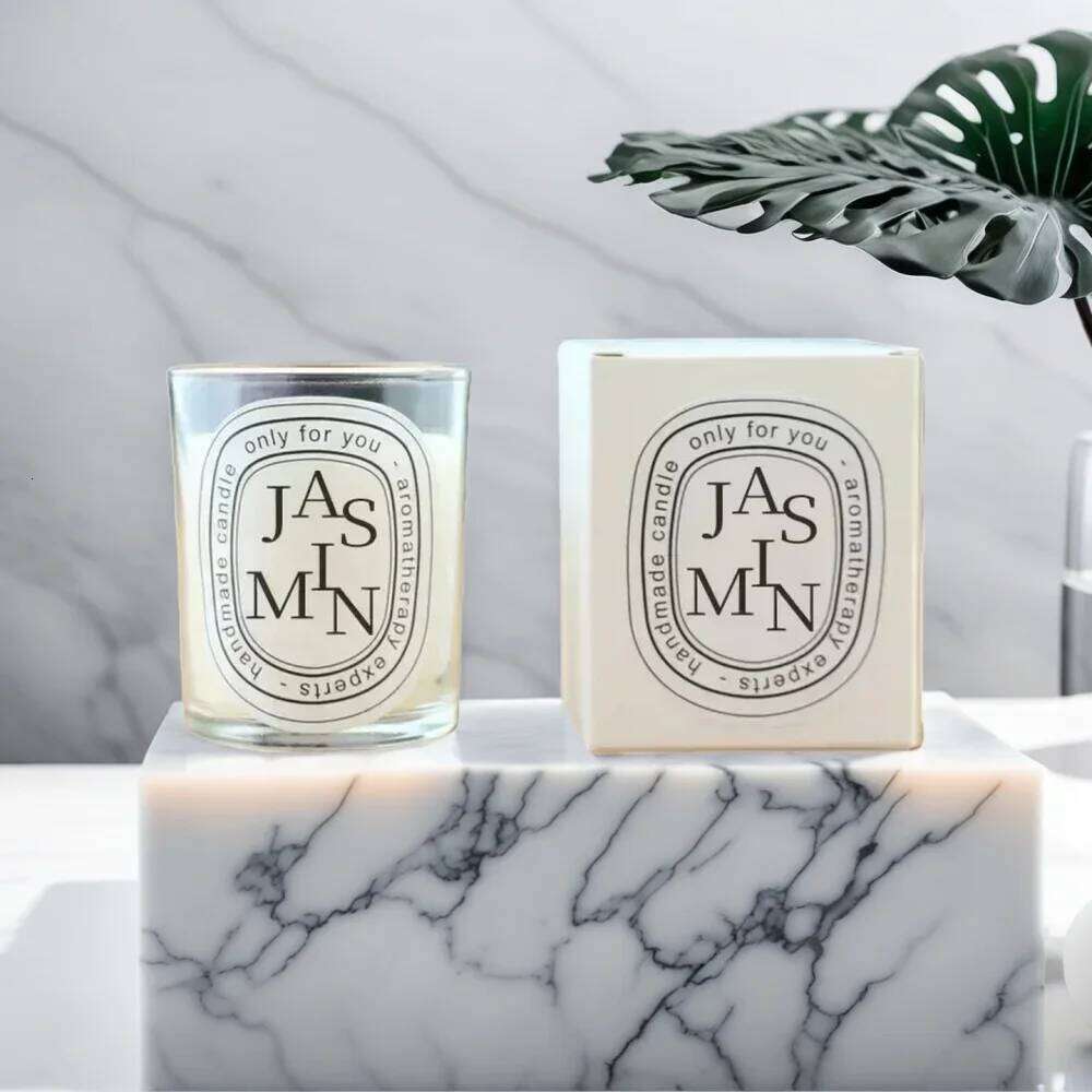 2026 Fragrance Scented Candle Romantic Gift Transparent Jar Aromatic Candles Light for Wedding Guest Y260127