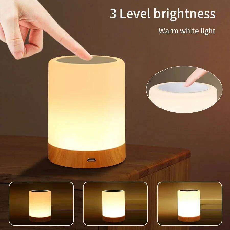 13 Color LED Changing Light With Remote Control RGB Touch Dimmable USB Rechargeable Table Bedside Night Lamp Z260127