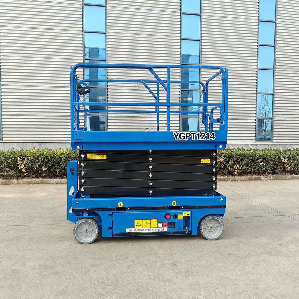 Durable Scissor Lift 12m Automatic Electric Mobile Platform With Low Noise Operation For Sensitive Commercial Environments