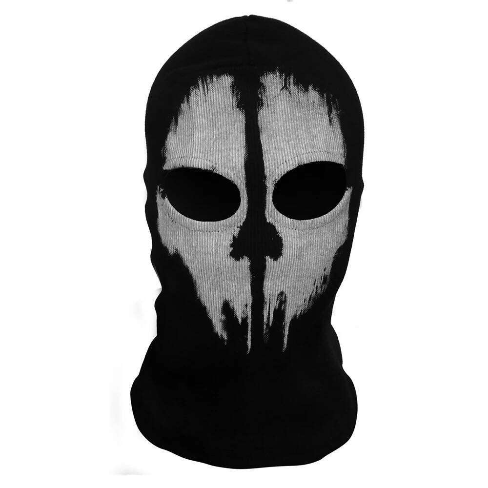 Ghost Style Skull Balaclava Tactical Cotton Face Mask For Military Cosplay Motorcycle Skiing Call Of Duty Halloween Party Gear 26Y0127