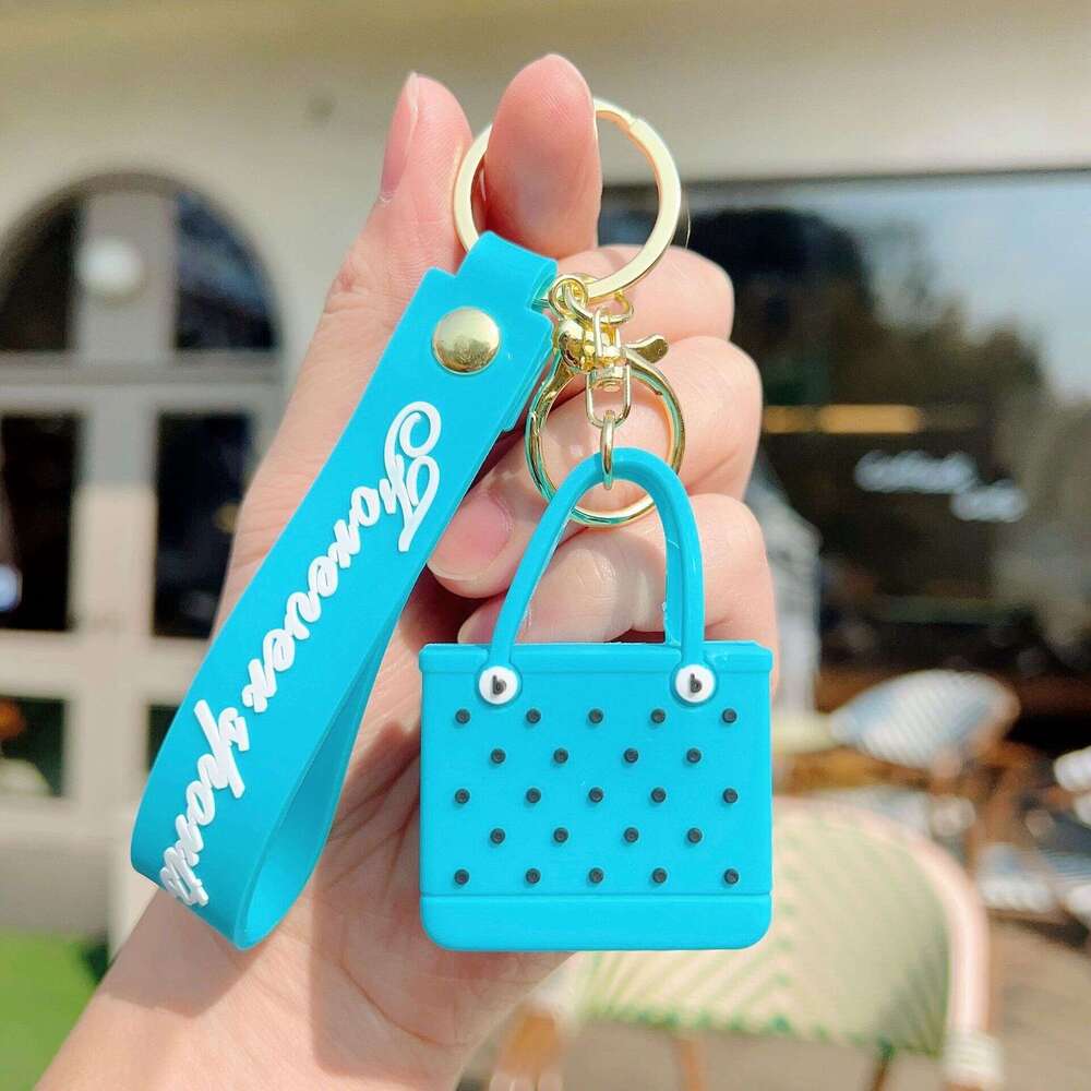 New EVA Beach Hole Bag Cross-Border Hot-Selling Keychain Pendant European and American Fashion Ornament Small Gift S260126