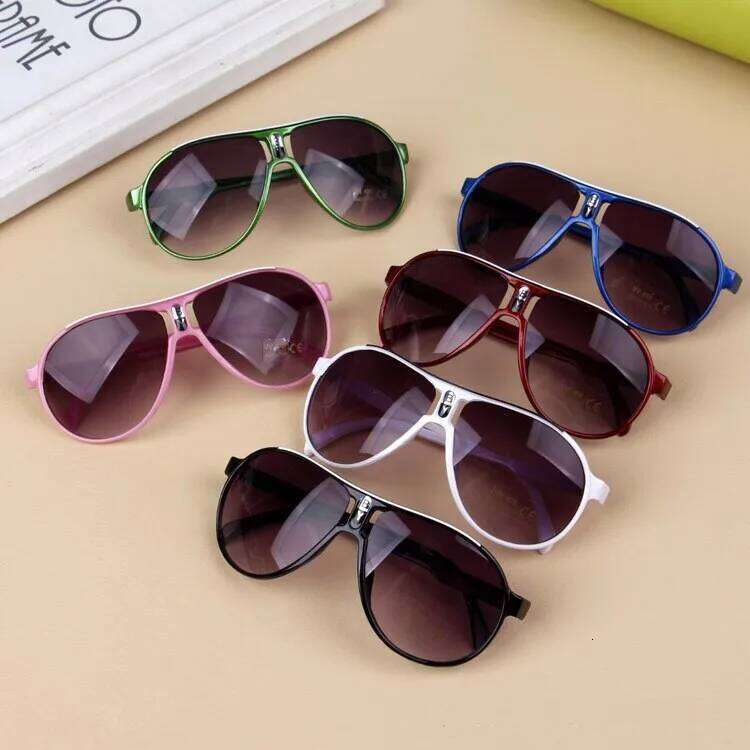 Vintage Children Kids Sunglasses Oval Baby Sun Glasses Boys Girls Luxury Oculos Feminino Accessories UA400 Z260127