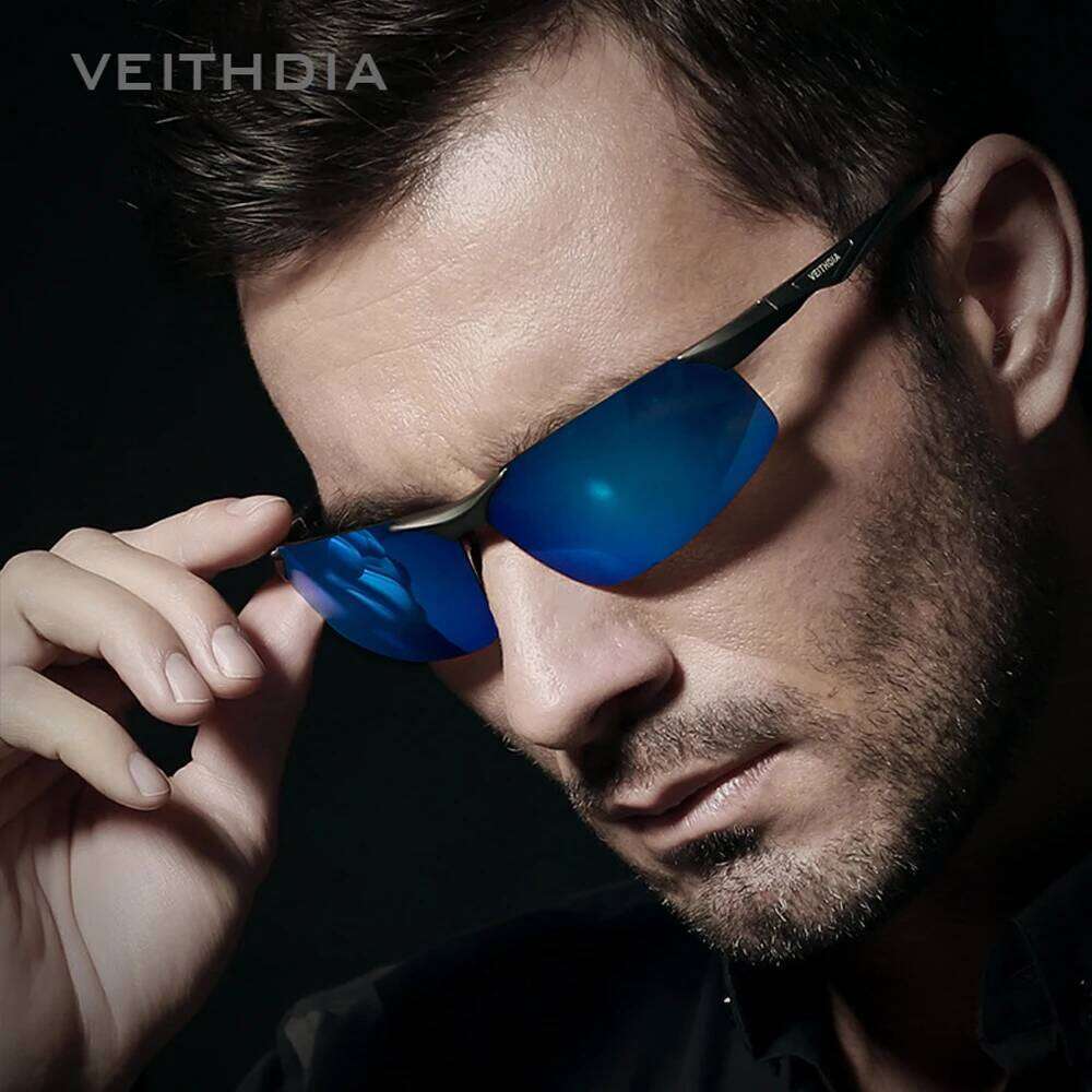 VEITHDIA Aluminum Magnesium Men's Polarized VU400 Sun Glasses Night Vision Mirror Male Eyewear Sunglasses Goggle Oculos 6502 Z260127