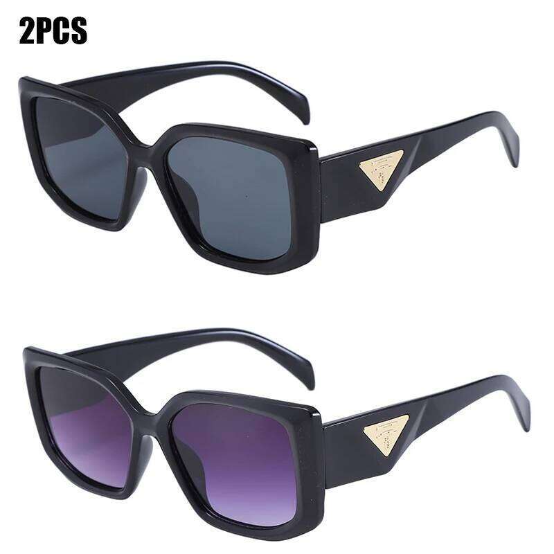 2025 New Luxury Premium Shades Black Brand Sunglasses Men Square Sun Glasses For Women Z260127