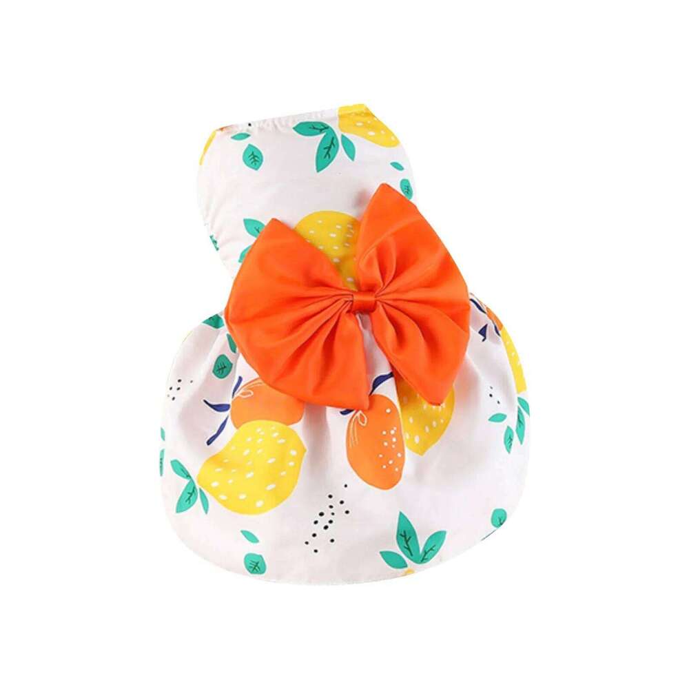 Pet Dress Soft Comfortable Sleeveless Floral Outfit Cats And Dogs Perfect for Daily Wear Special Occasions Dog Skirts XJ260127