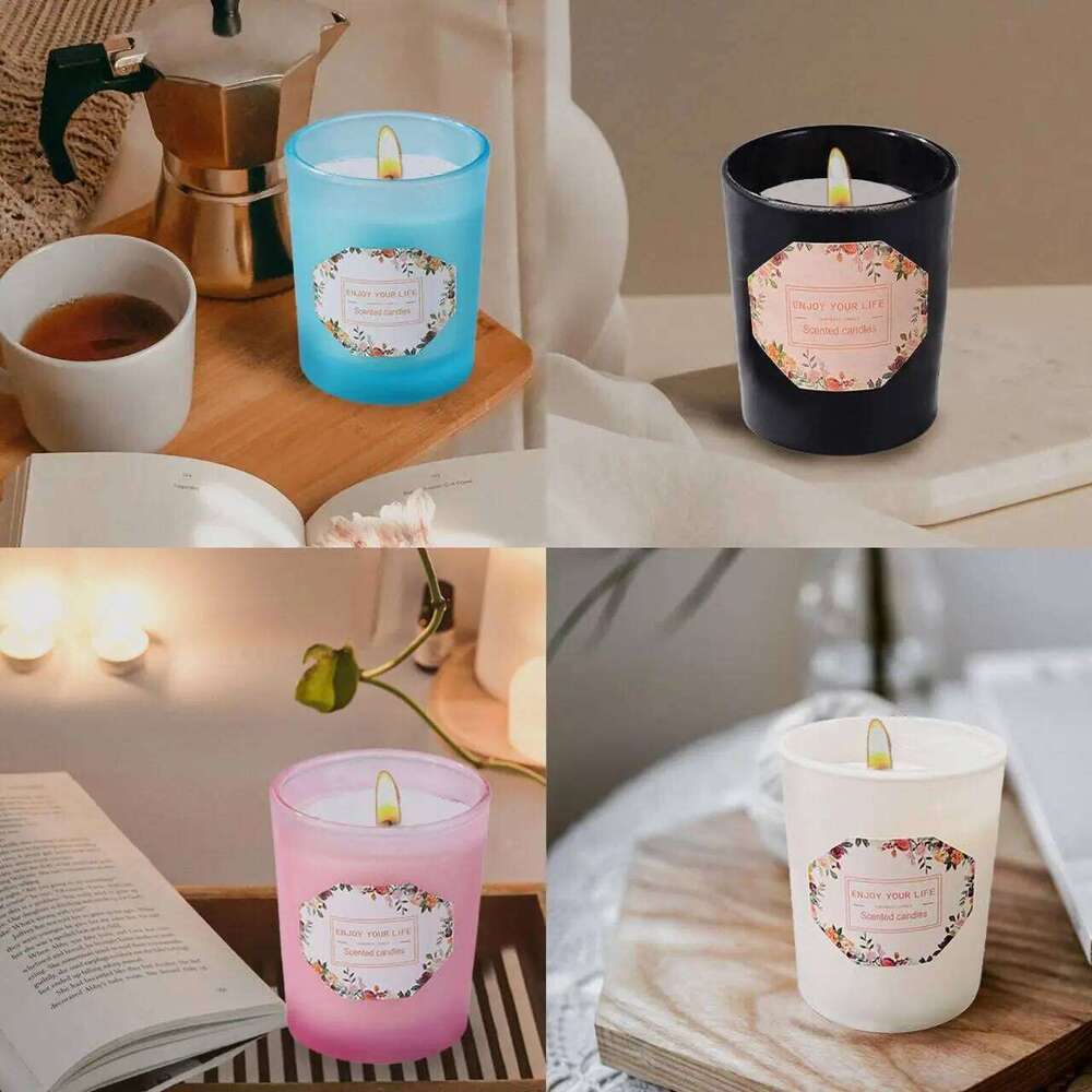 Mist with Soy Wax Smokey Glass Aromatherapy Low Temperature No Smoke Birthday Gift Souvenir Candle Y260127