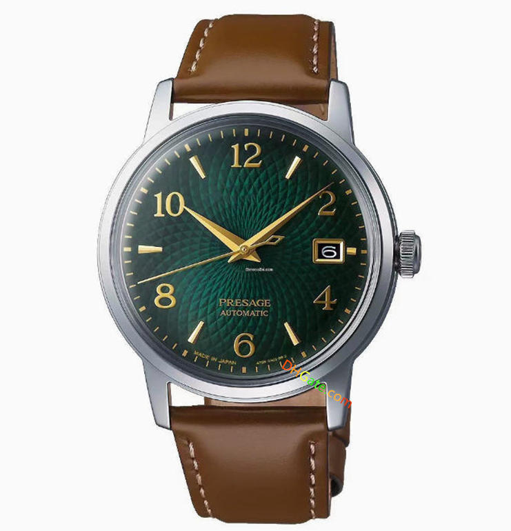 seikolys watch PRESAGE designer high quality Casual Men Japan Quartz Movement Presage Splash Waterproof Leather Strap Auto Date Battery Analog Clock seikowatch
