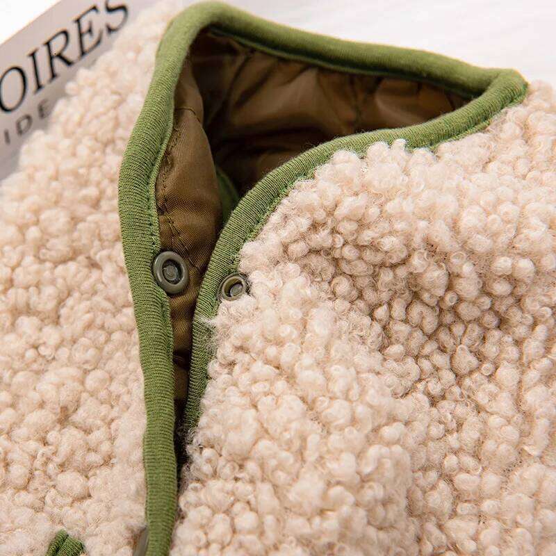 Autumn Cute Pocket Dog Warmth Vest Lamb Fleece Coat Pet Jacket Puppy Christmas Clothes XJ260127