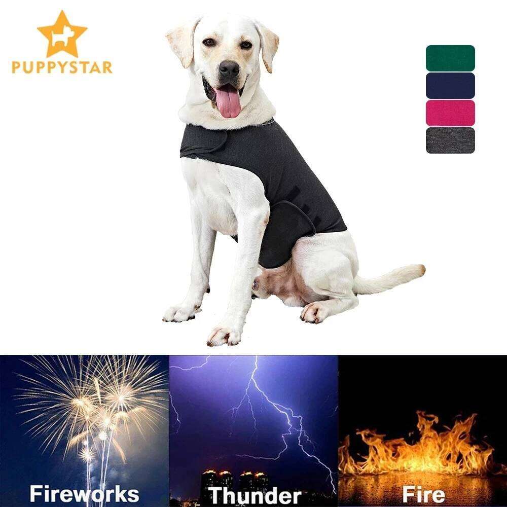 XS-XL Anxiety Jacket Reflective Vest For Small Medium Large Dog Clothes Shirt Pet Product XJ260127