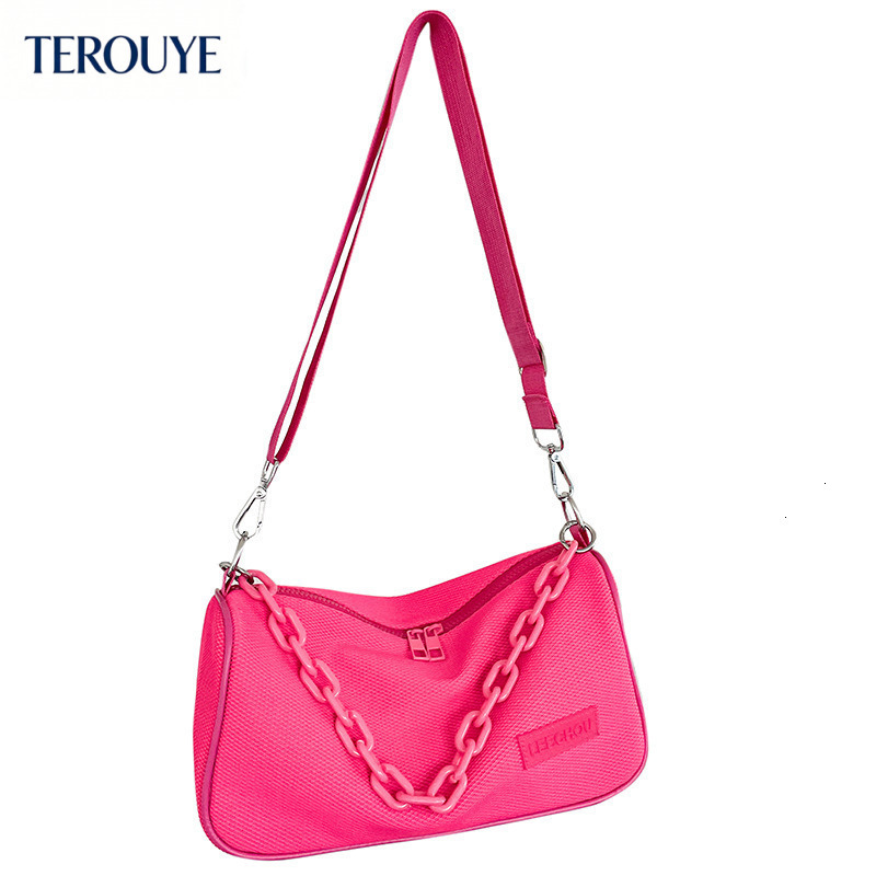 TEROUYE Autumn and winter new fashion trend style handbag, Korean style niche design, underarm bag, versatile and simple women's shoulder bag,