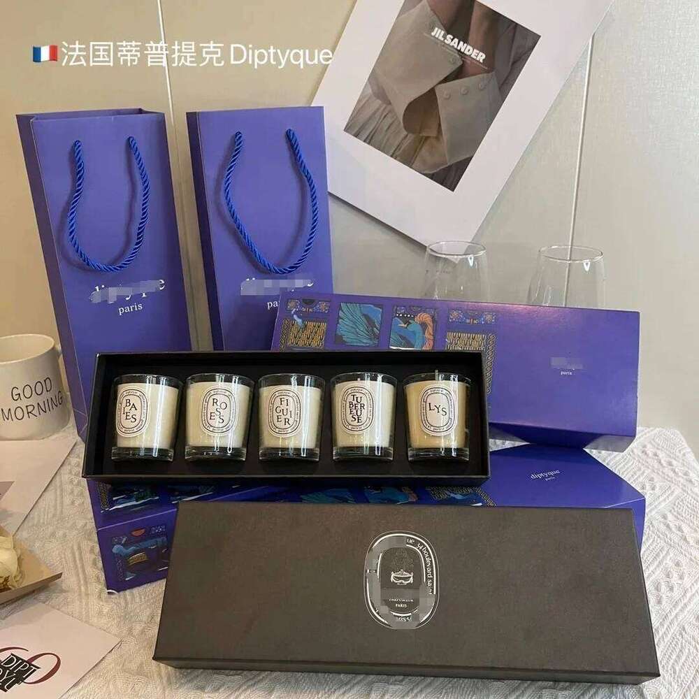 Scented Gift Set Lavender Lemongrass Verbena Luxury Aromatherapy Candle Box Birthday Friendship Present Home Decoration Y260127