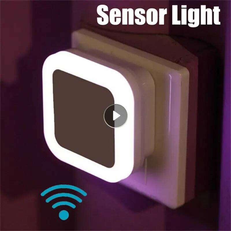 LED Night Light Smart Motion Sensor EU UK US Plug Mini Wall Lights For Bedroom Hallway Corridors Stairs Bedside Lamp Z260127