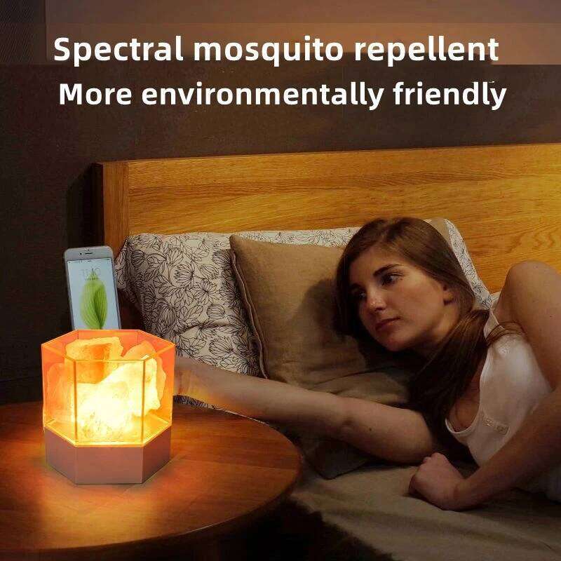 E5 LED Natural Himalayan Crystal Rock Salt Night Table Lava Lamp USB Plug Meditation Home Room Bedroom Decoration Z260127