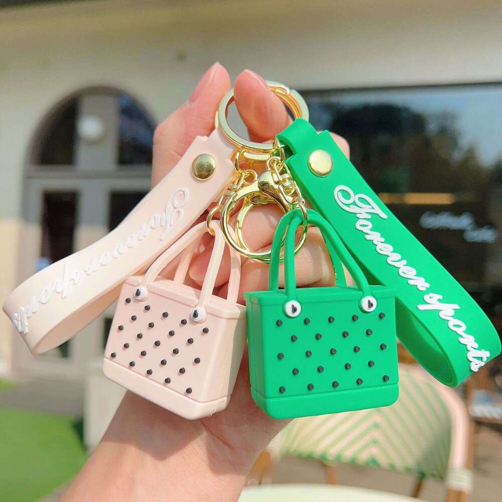 New EVA Beach Hole Bag Cross-Border Hot-Selling Keychain Pendant European and American Fashion Ornament Small Gift S260126
