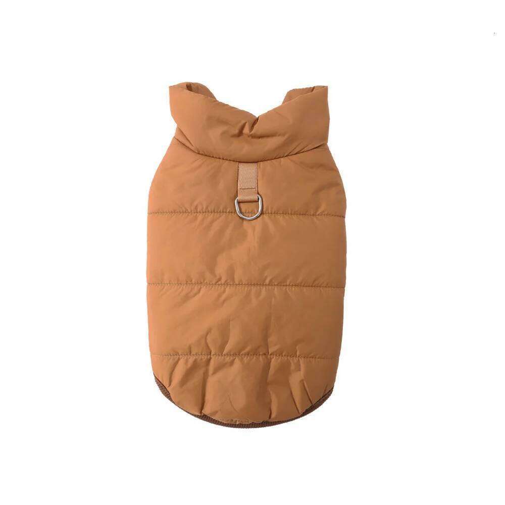 Warm Pet Dog Jacket Vest Autumn Winter Hiking Cozy Striped Thicken Fleece Puppy Clothes for Small Medium Big Dogs Cats Supplies XJ260127