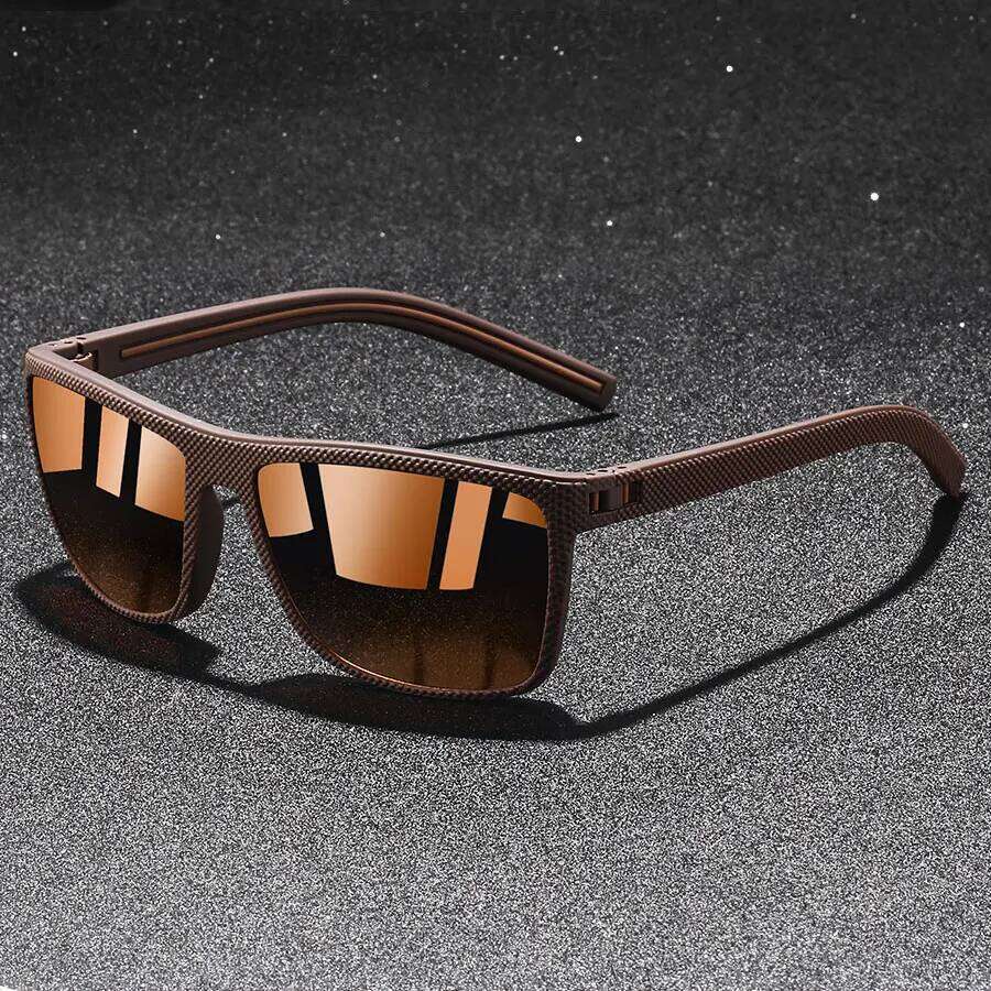 Fashion Vintage Check Pattern Polarized Sunglasses Men Women Classic Driving Fishing Square Sun Glasses Man Retro Eyewear UV400 Z260127