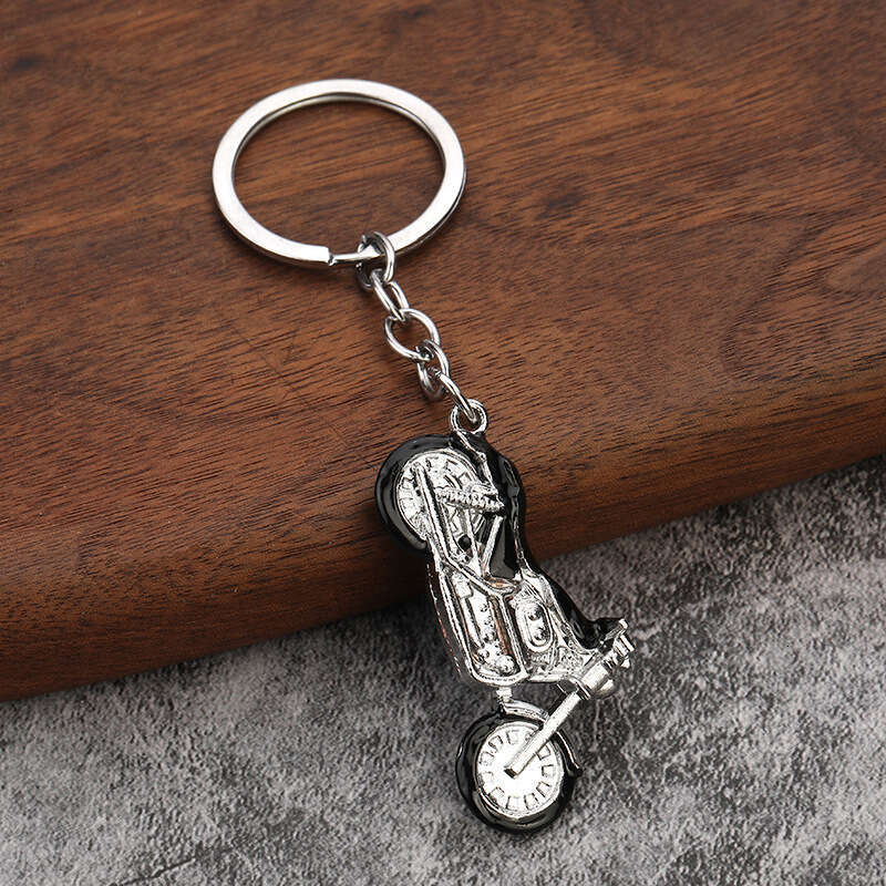 Metal Personality Creative Model Key Ring Oil Drip Harley Motorcycle Craft Keychain S260126 b18
