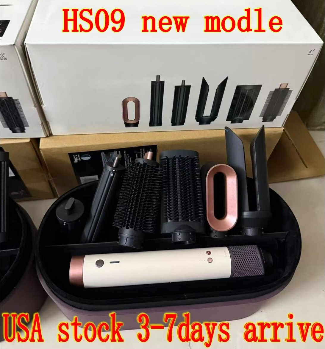 2026 HS09 Designer luxury Air HS05 HT01 HD08 Curler Hair dryer straightner Curling iron Multi Function for Women Hair Tool 7-in-1 comb bush wrap with Retail box bag HS08